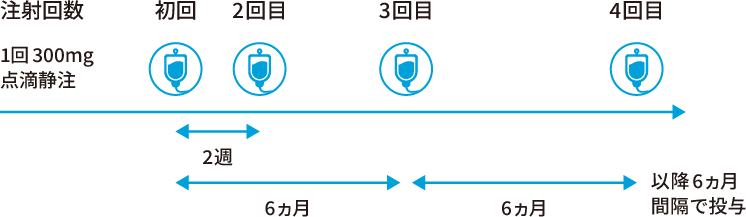 投与間隔(イメージ図)